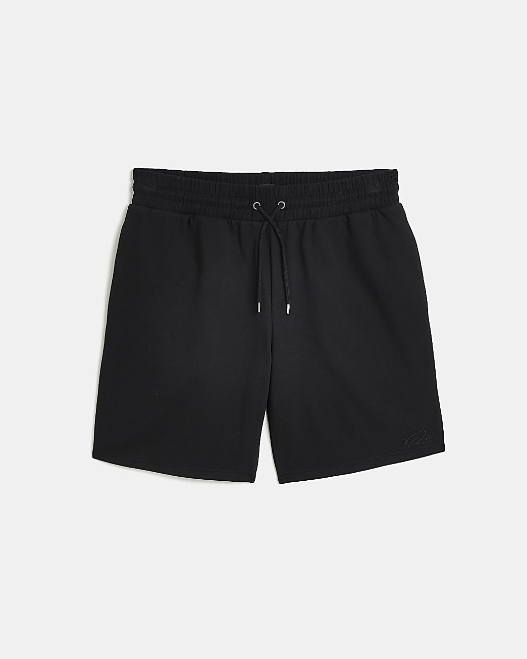 Black RI slim fit jersey shorts