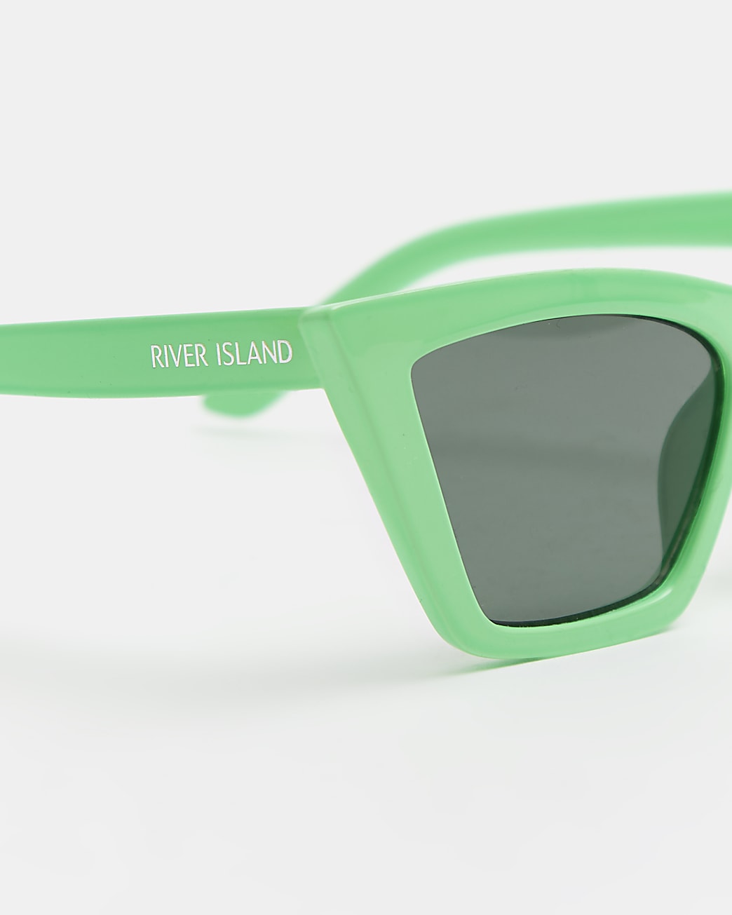 Green cat eye sunglasses
