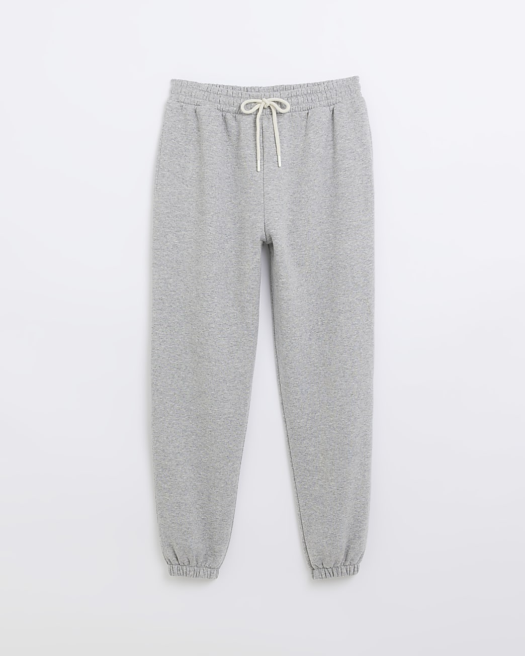 Grey cuffed joggers