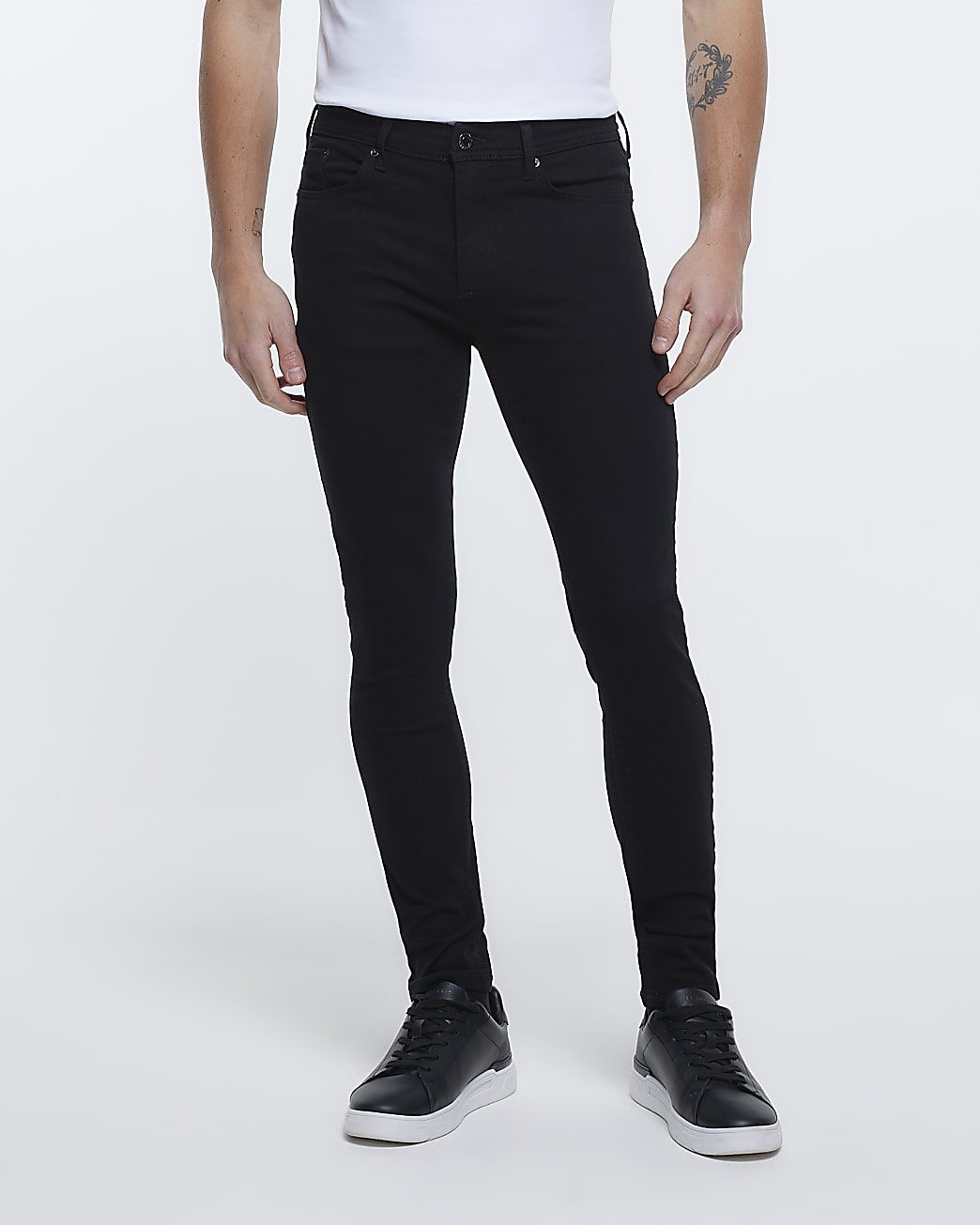 Black multipack of 2 skinny fit jeans