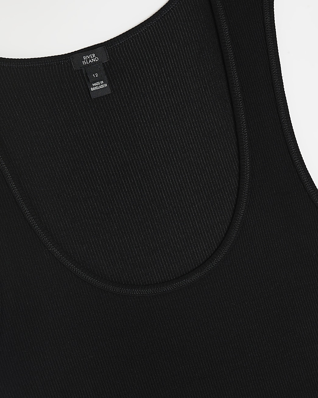 Black vest top