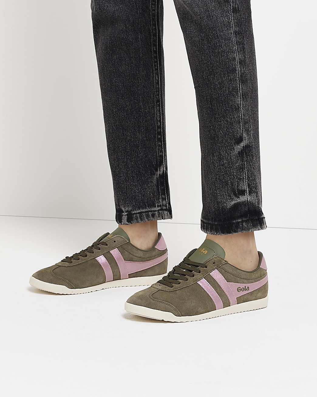 Gola khaki bullet trainers