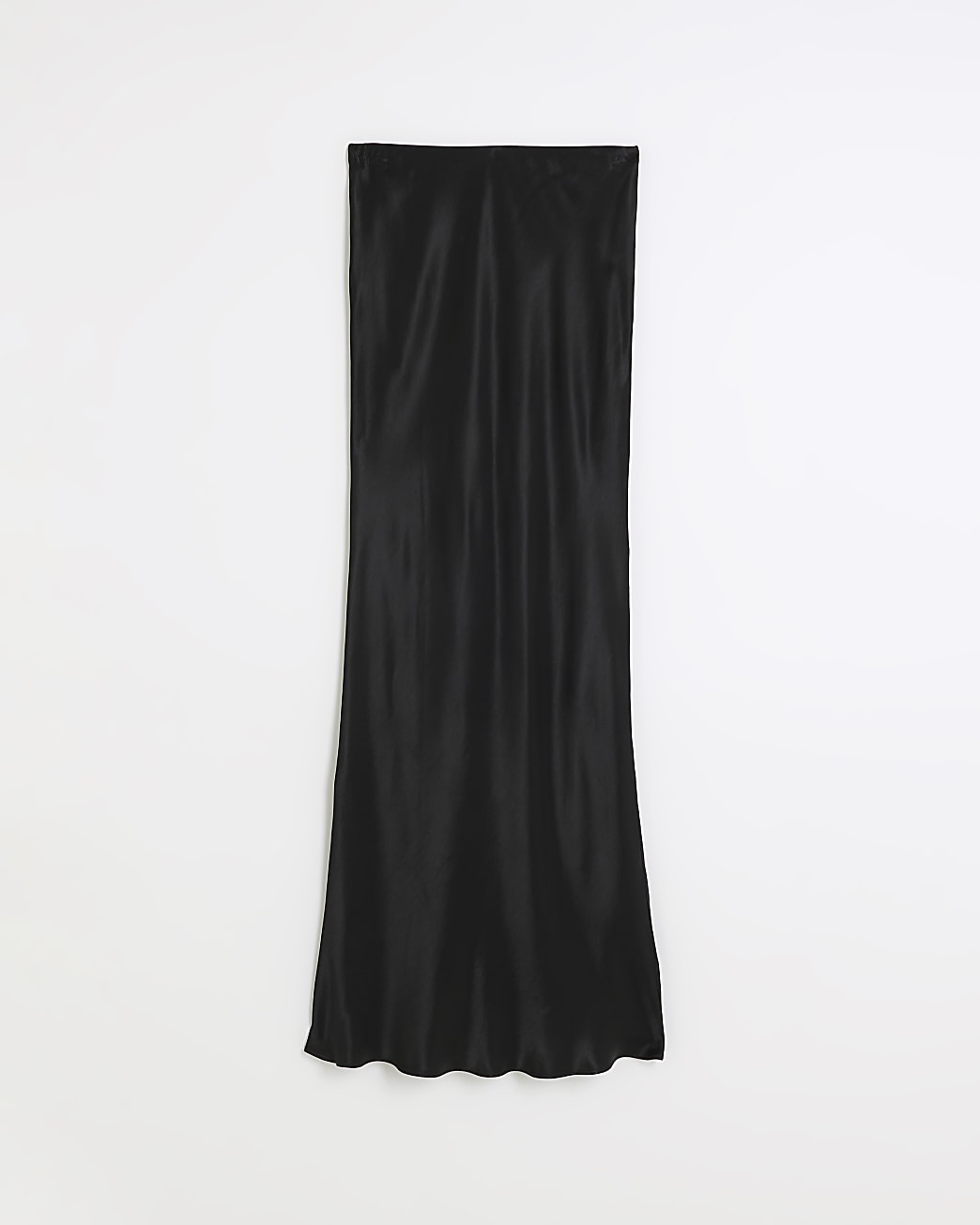 Black RI Studio satin maxi skirt