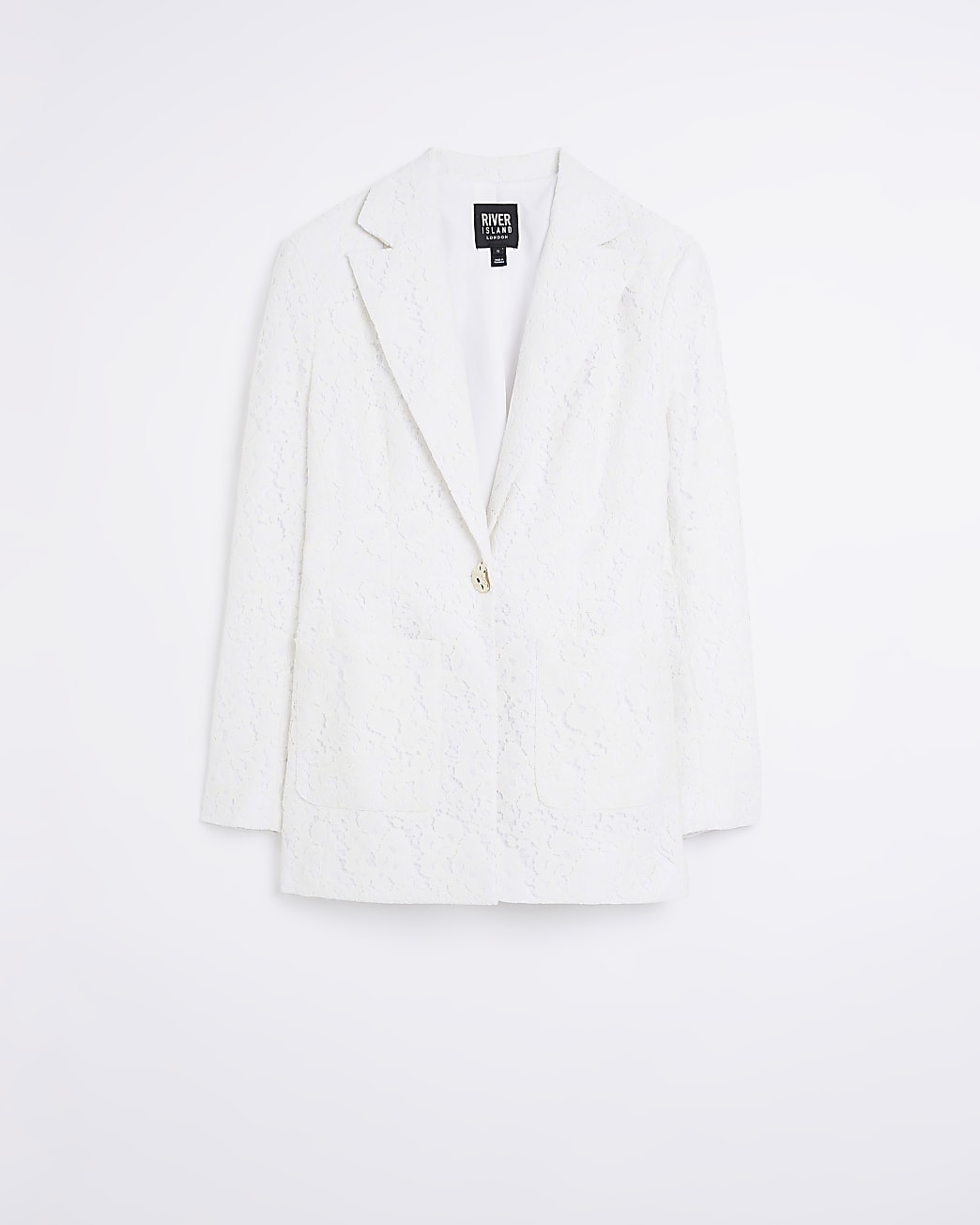 Cream Lace Blazer