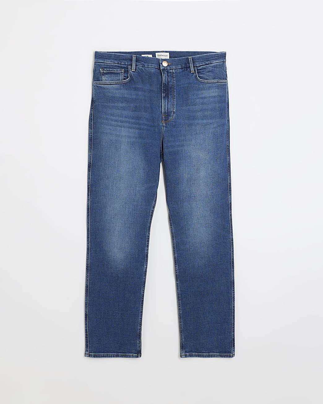 Plus blue slim fit jeans