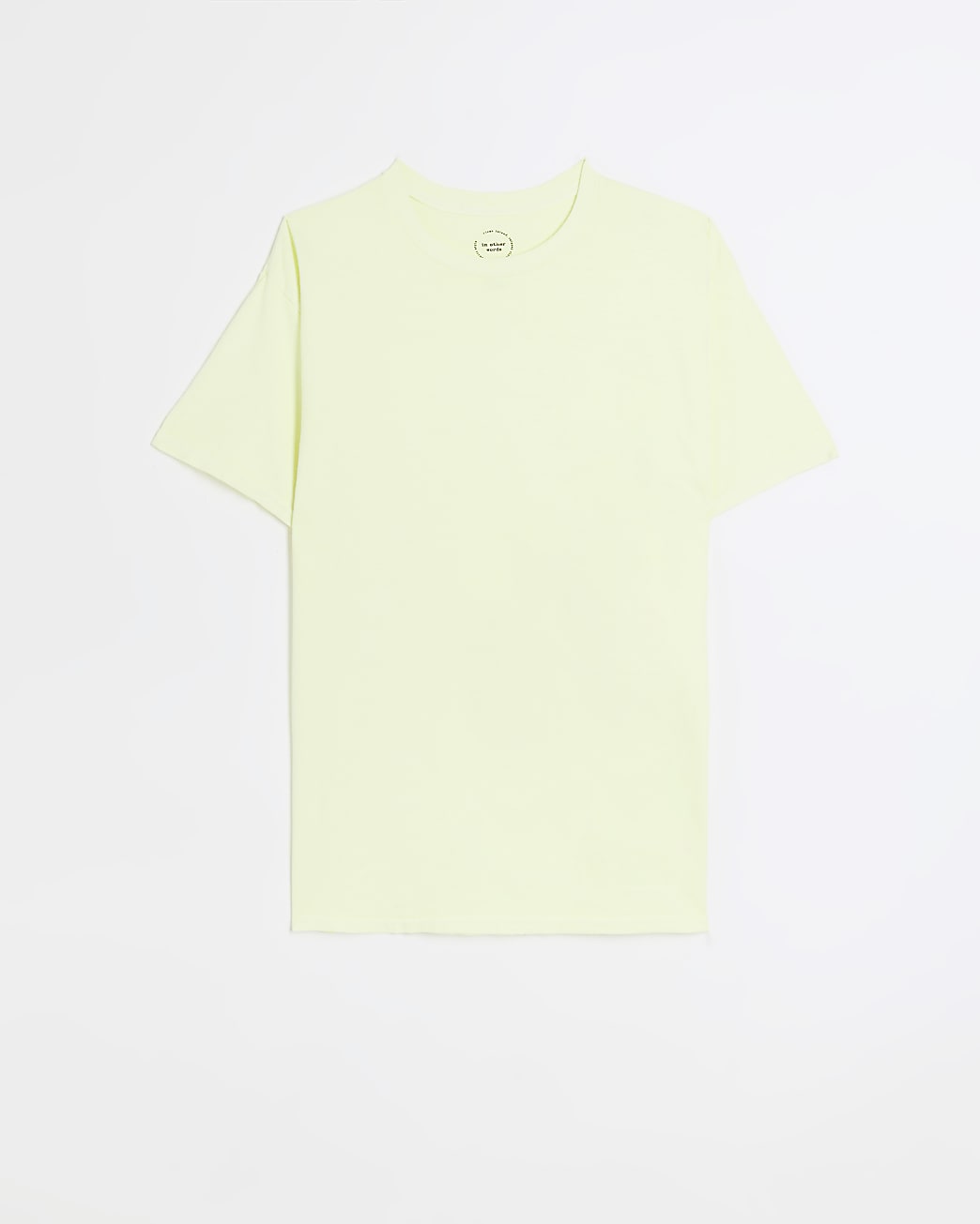 Yellow fluro boyfriend t-shirt