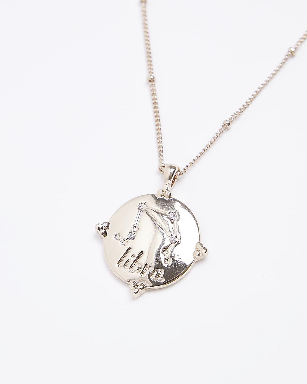 Gold Libra Star Sign Necklace