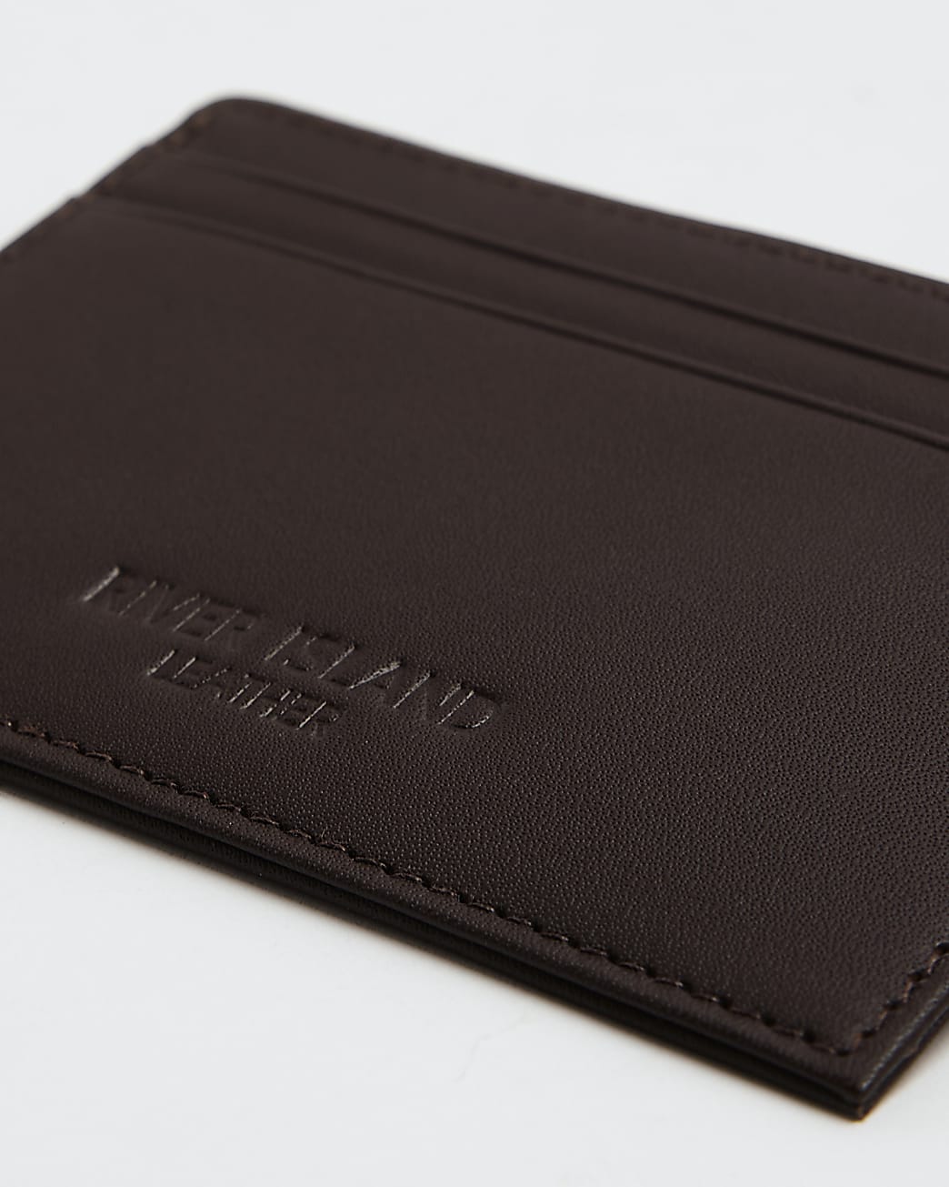 Dark red Leather Cardholder