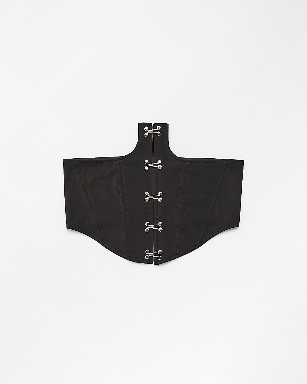 Black corset belt