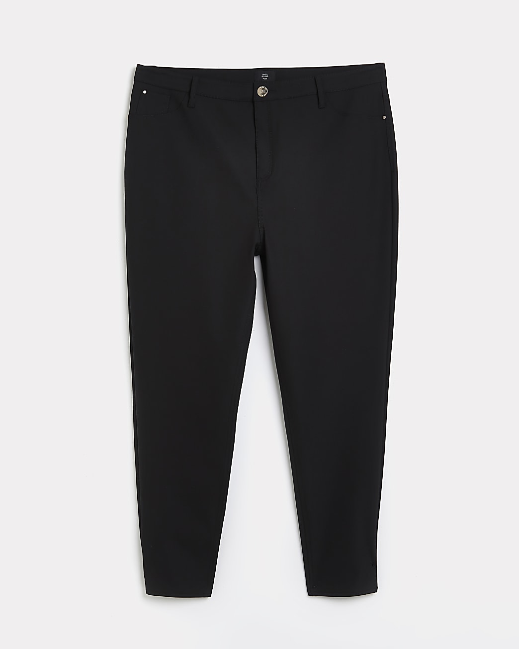 Plus black skinny trousers