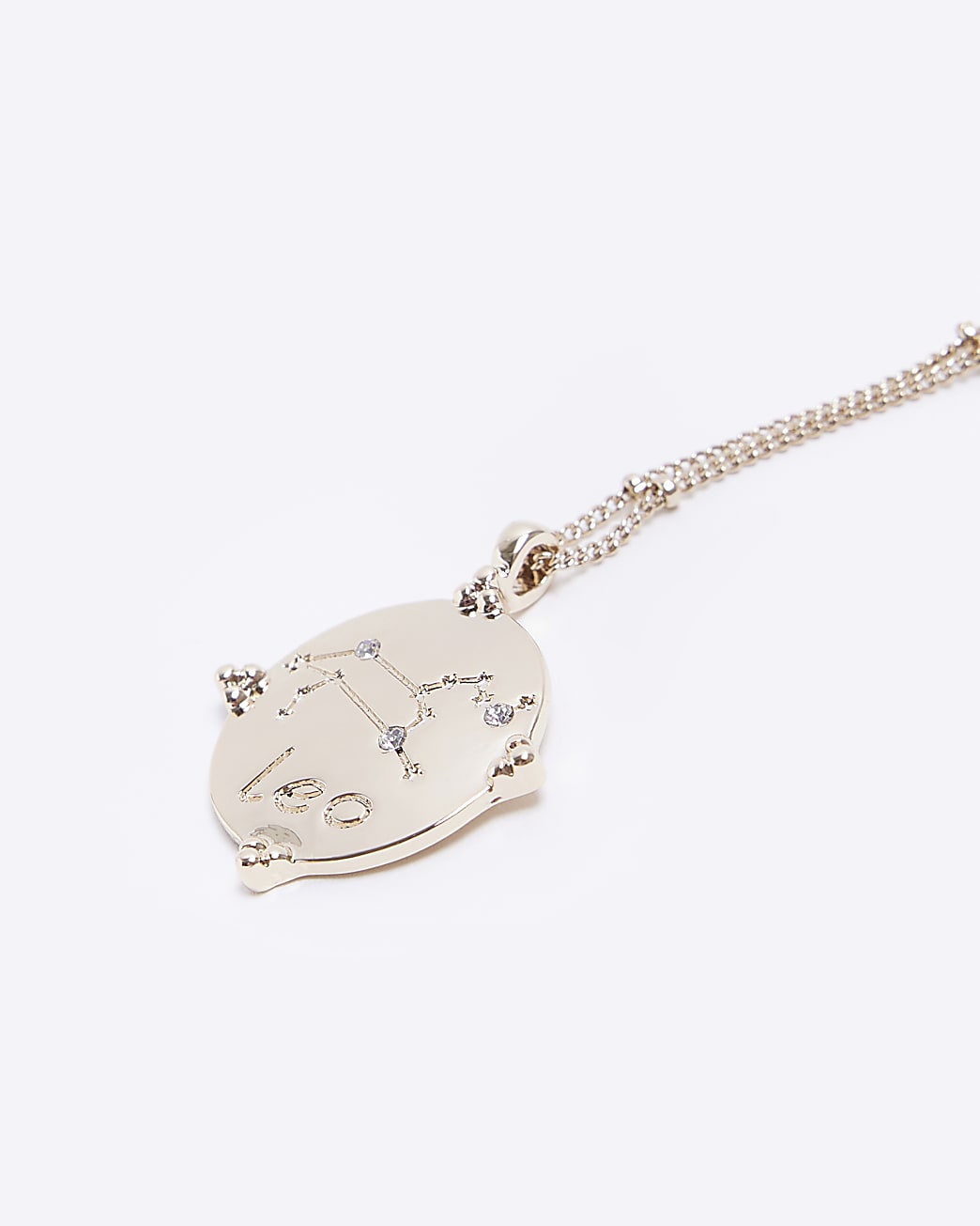Gold Leo Star Sign Necklace