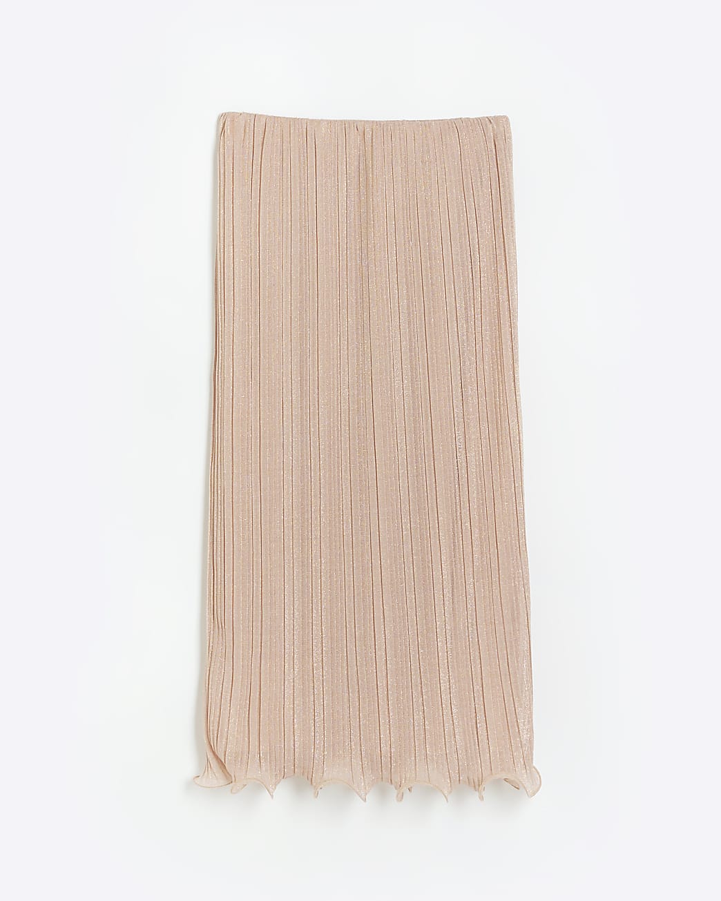 Petite pink midi skirt