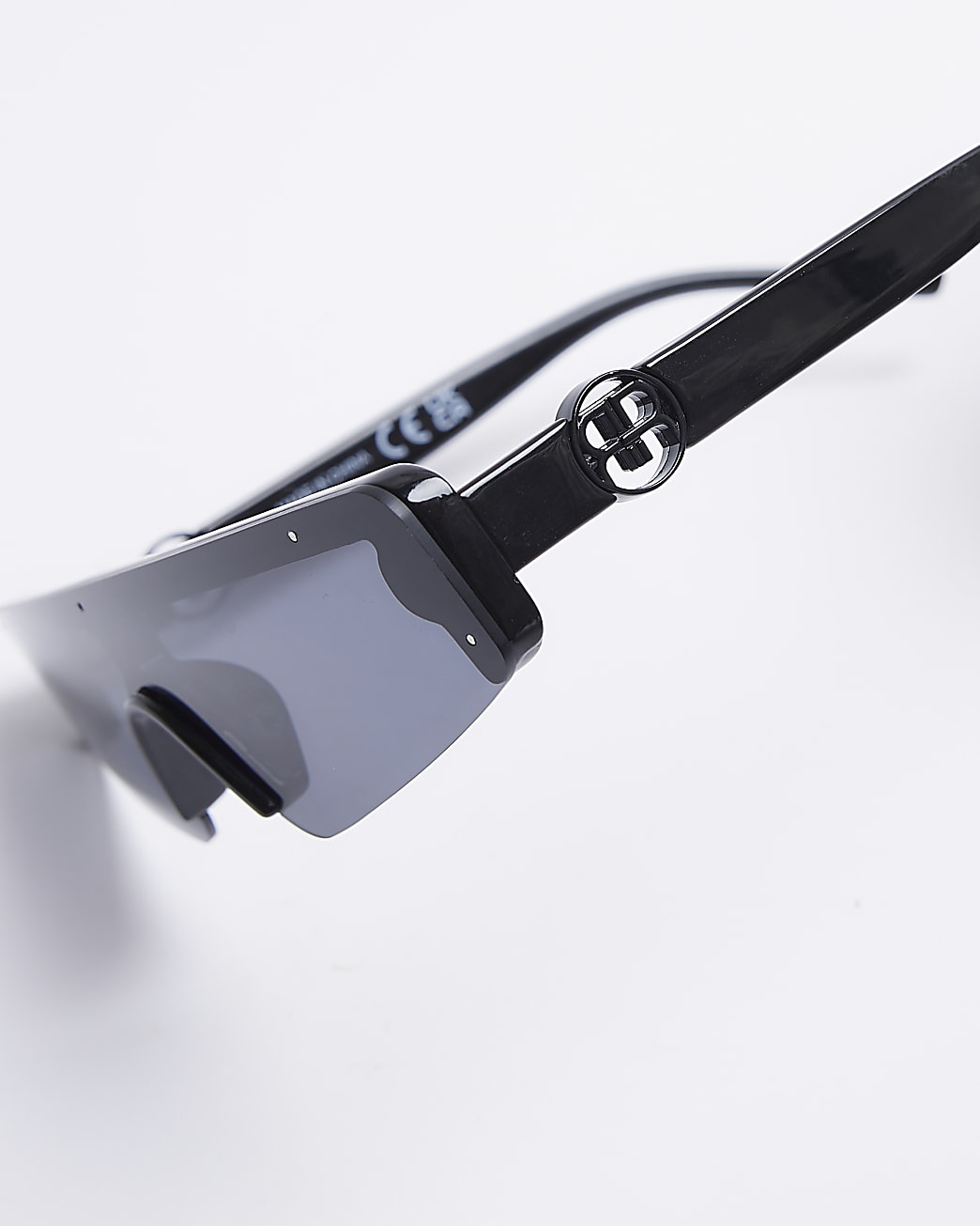 Black Angled Sunglasses