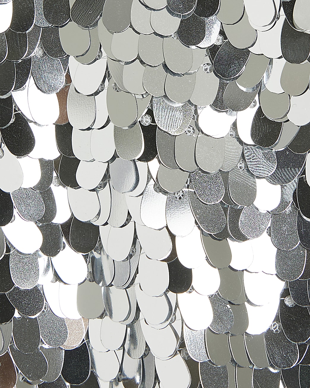 Silver sequin bikini bottoms