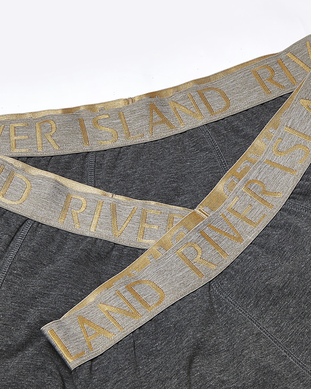 Big & Tall Grey multipack RI waistband boxers