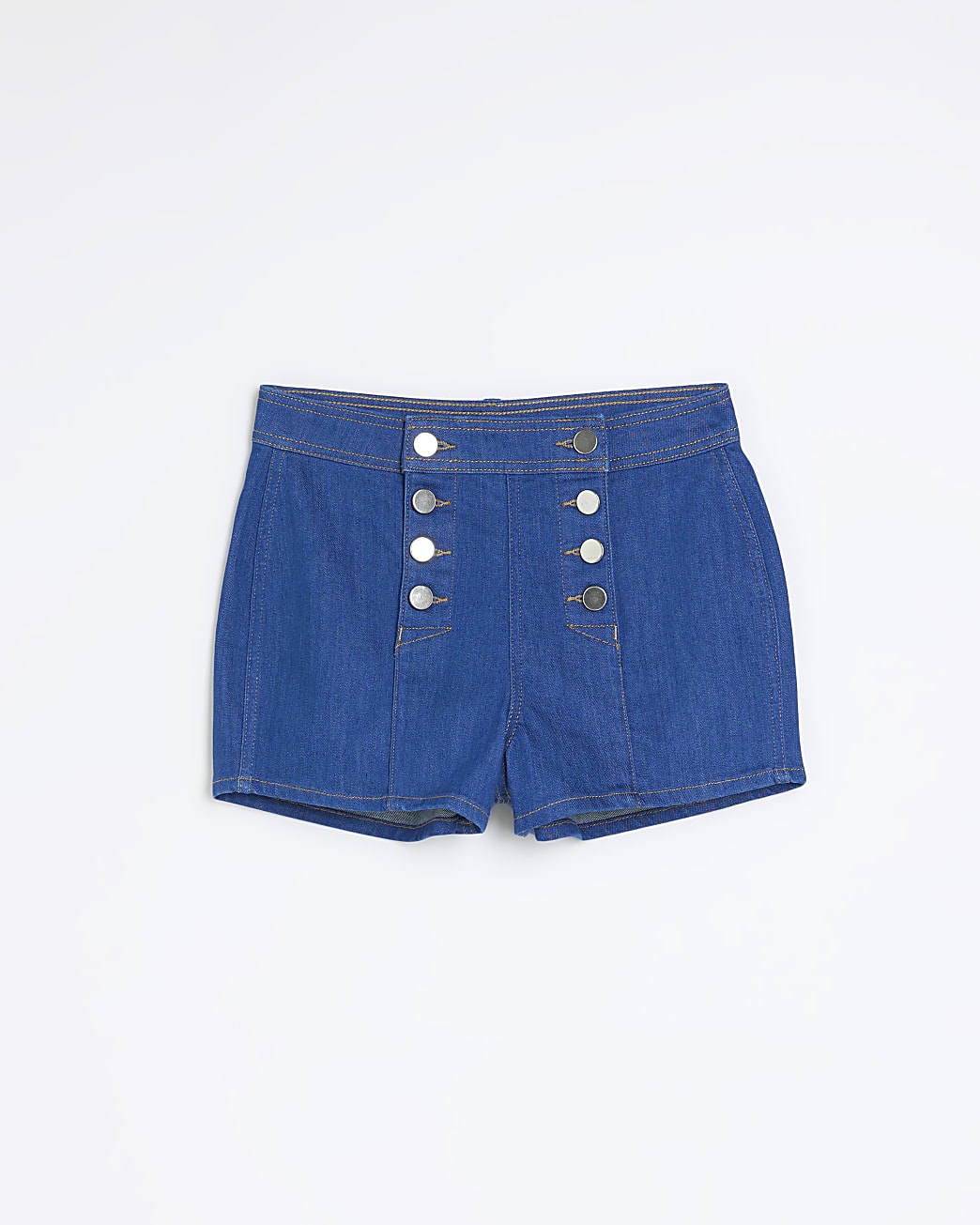 Denim high waisted shorts