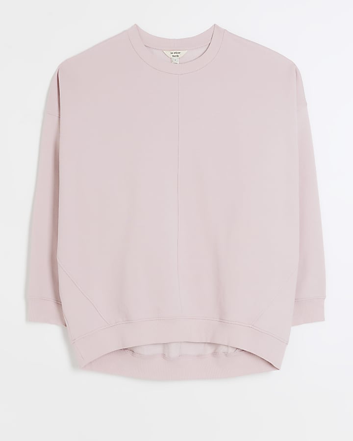 Pink oversized sweatshirt