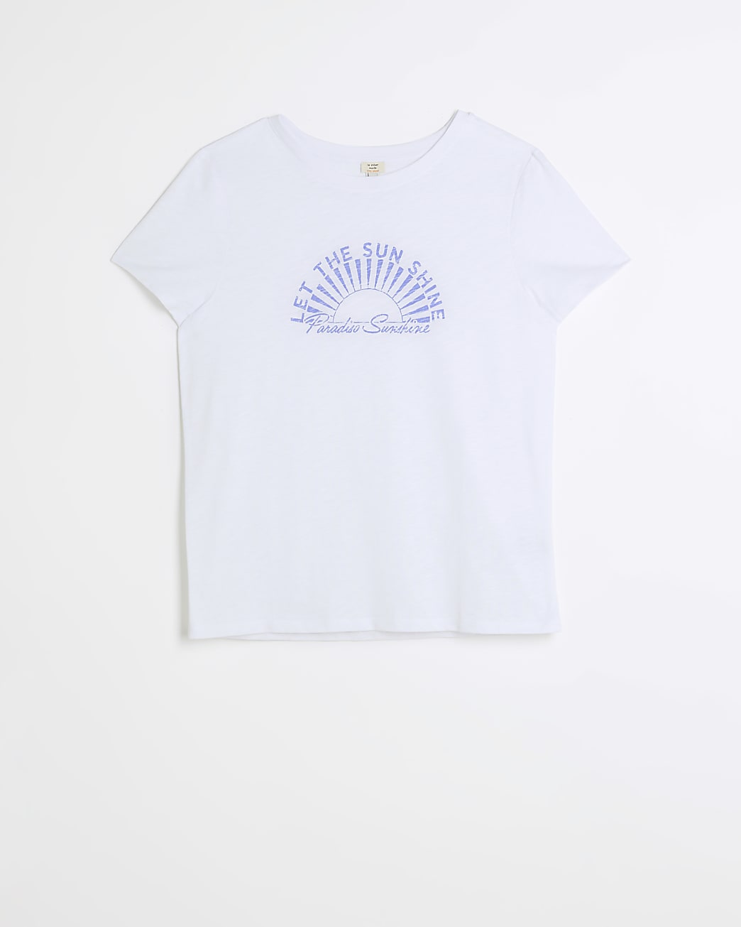 White graphic print t-shirt