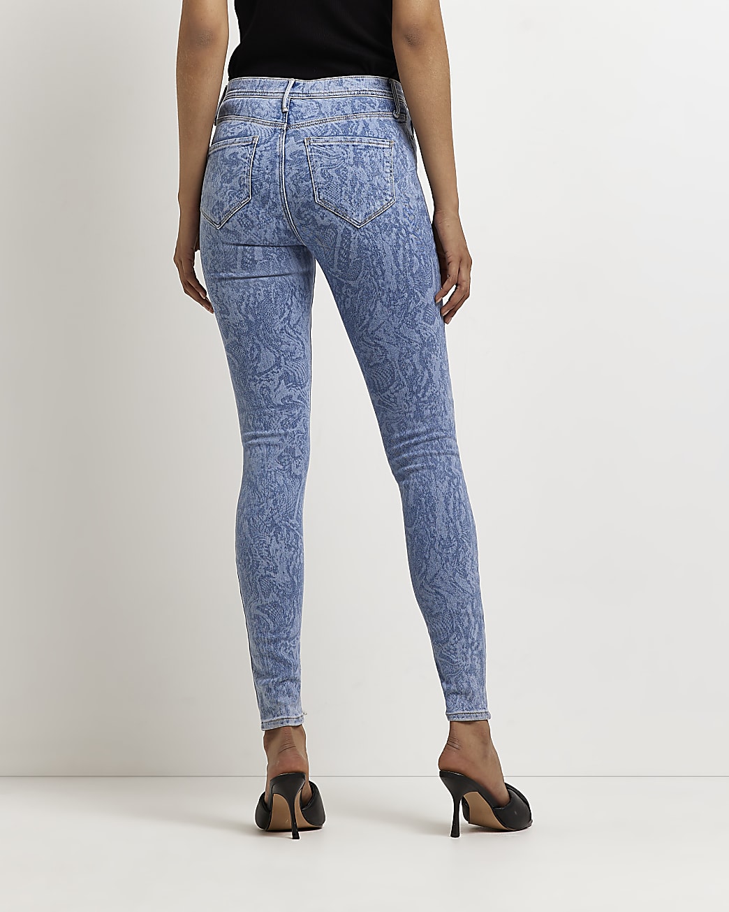 Blue Molly mid rise skinny jeans
