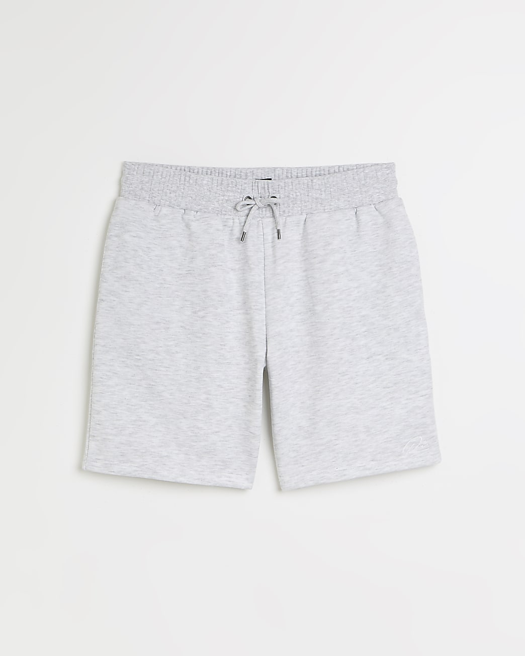 Light grey RI slim fit jersey shorts