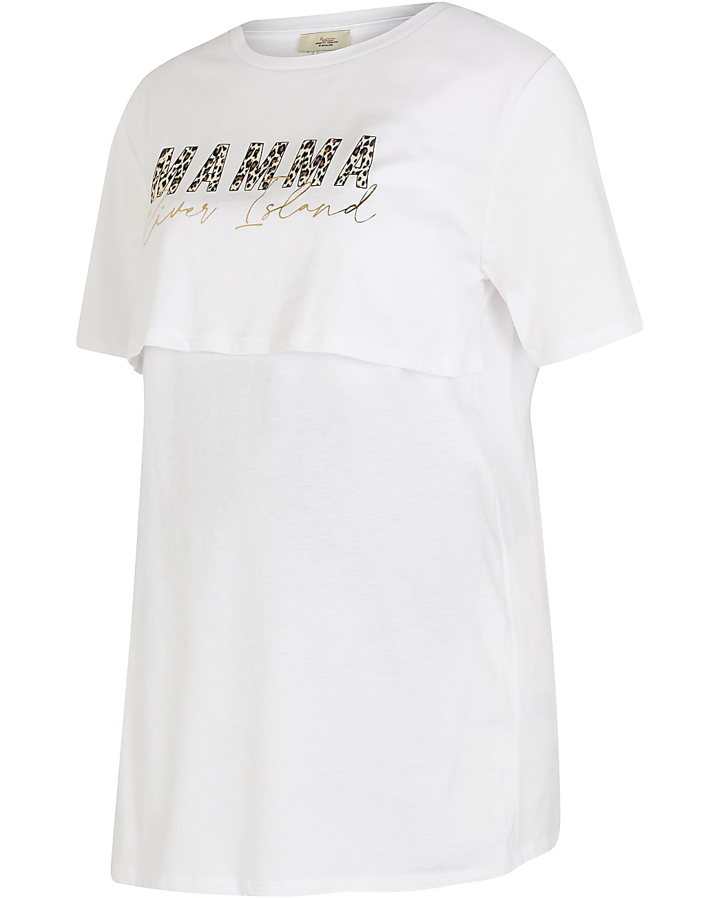 White graphic nursing t-shirt