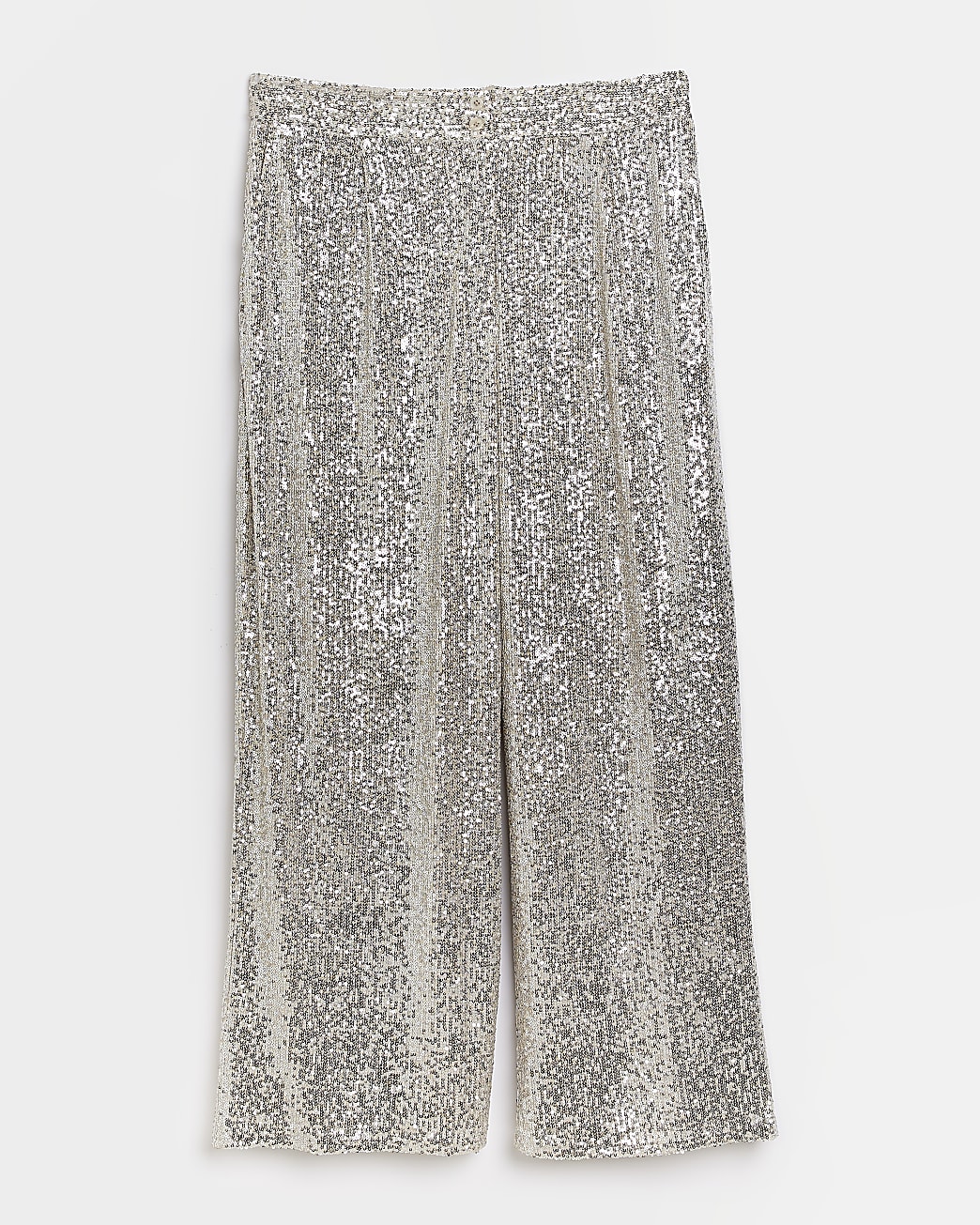 Plus sequin wide leg trousers