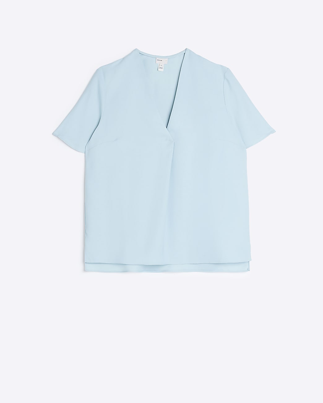 Blue short sleeve top