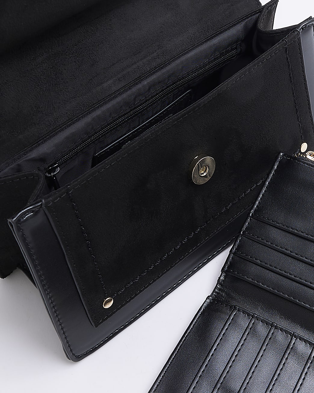 Black Satchel and Purse Bundle