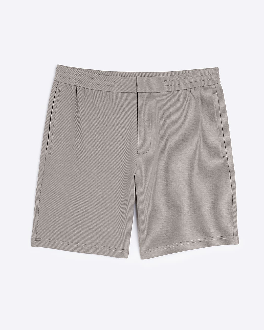 Brown slim fit shorts