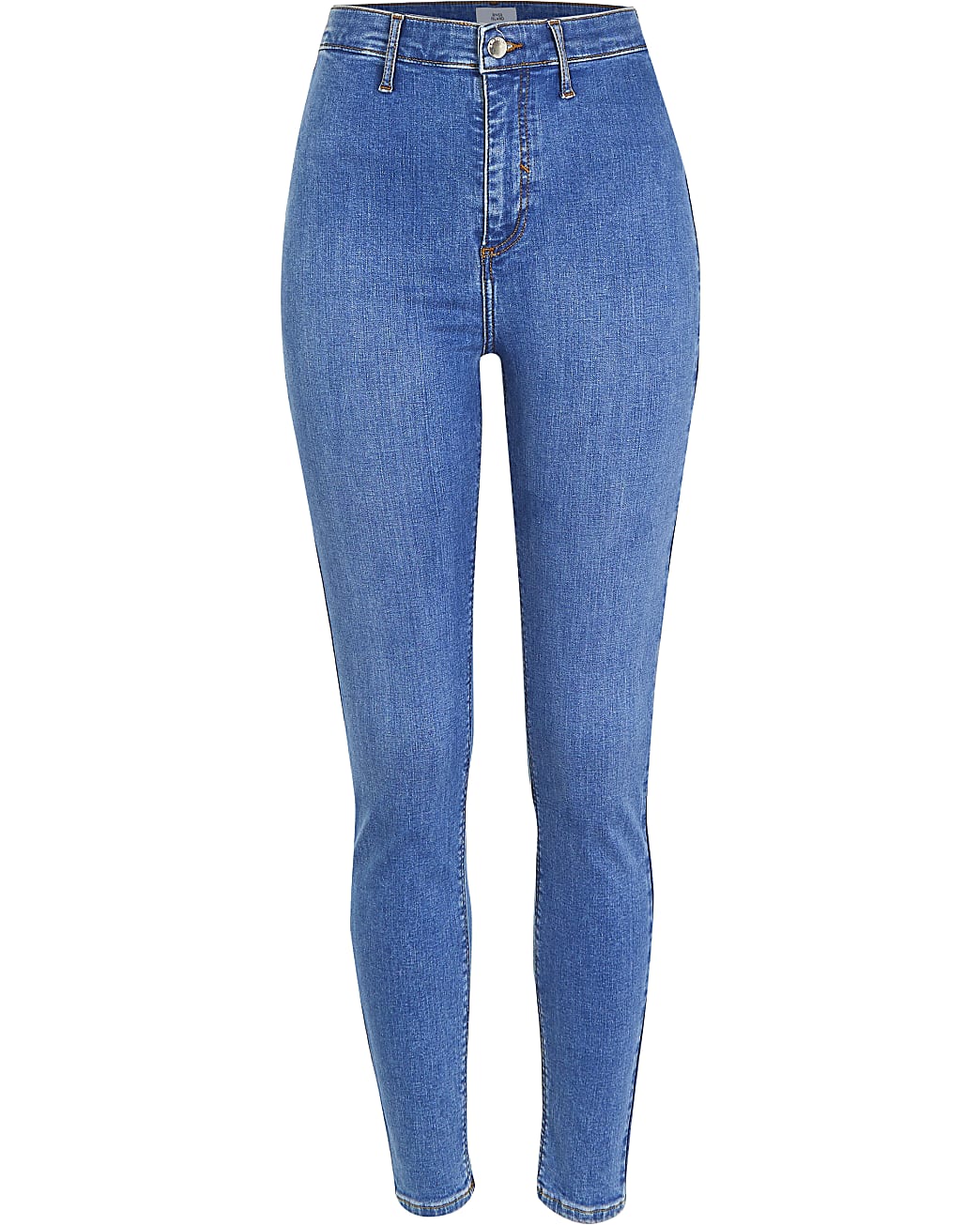 Blue high waisted jeggings
