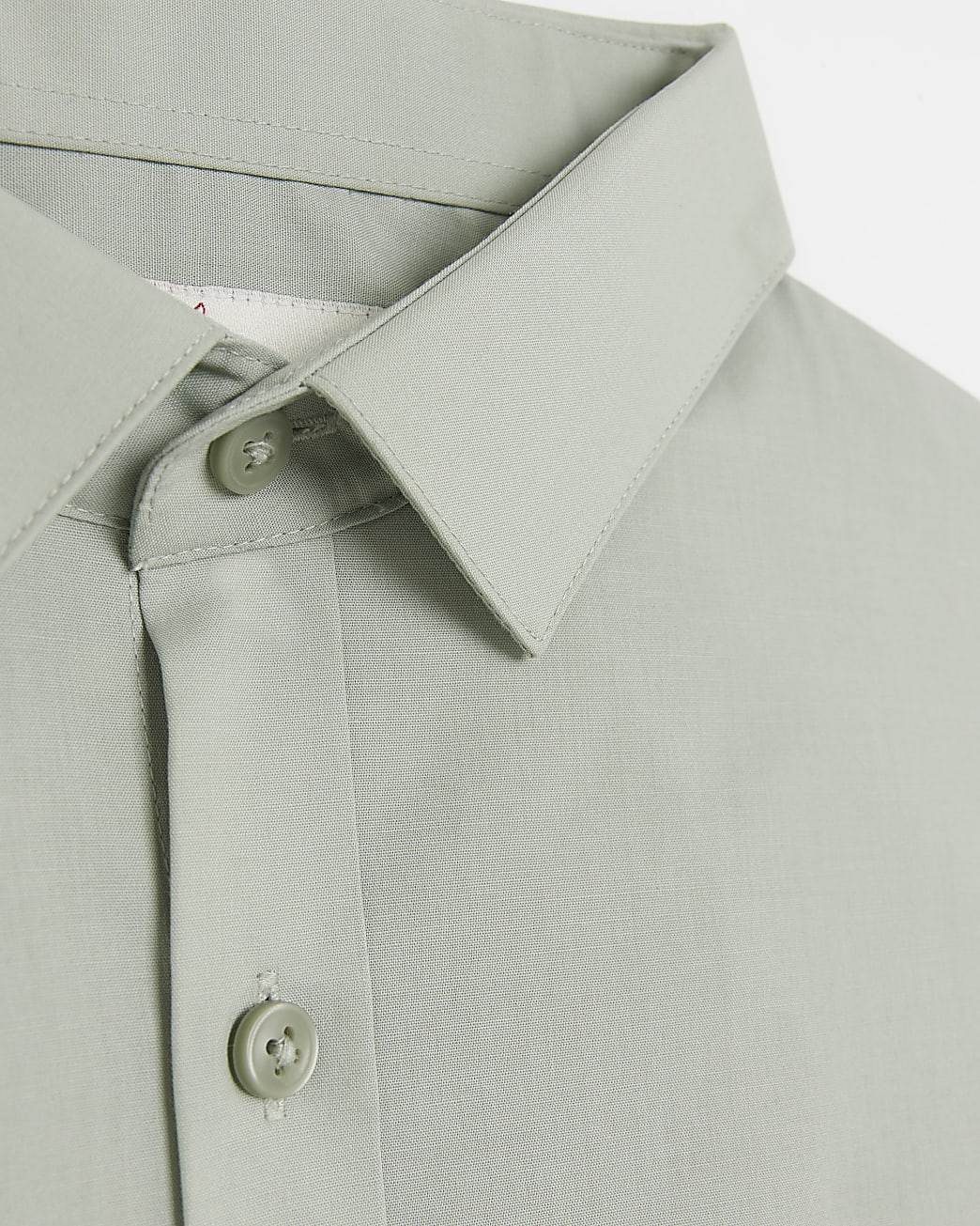 Green slim fit smart shirt
