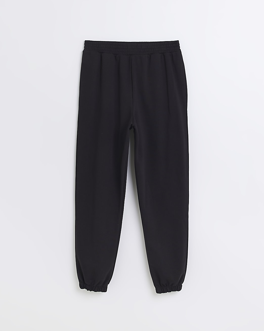 Black cuffed hem joggers