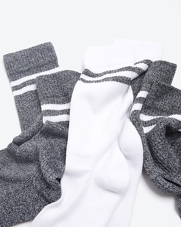 Grey tube socks multipack