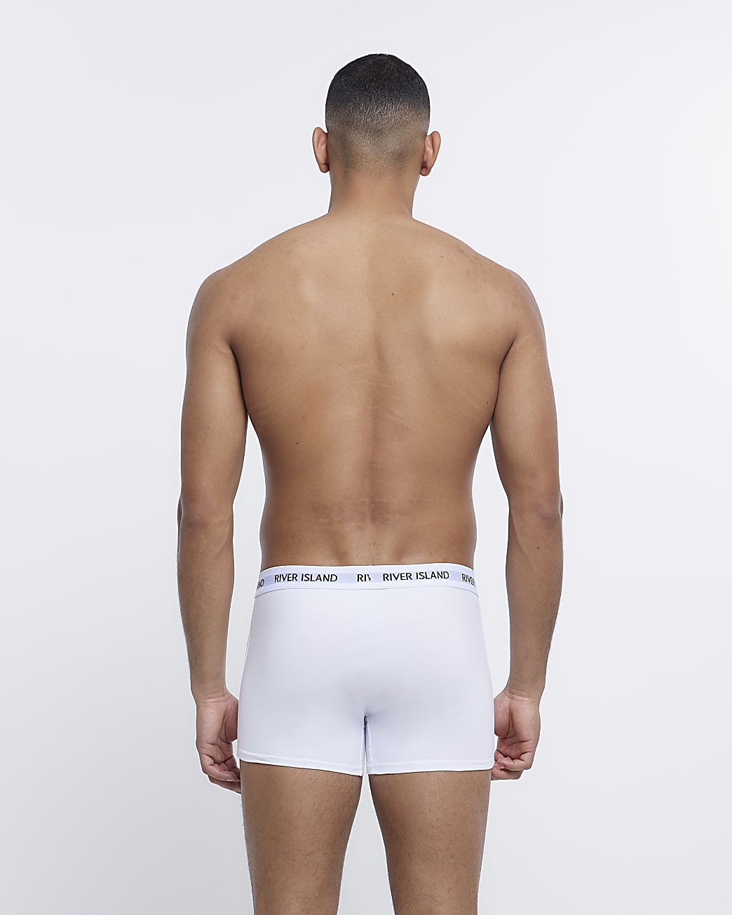 Grey multipack of 5 RI branded boxers