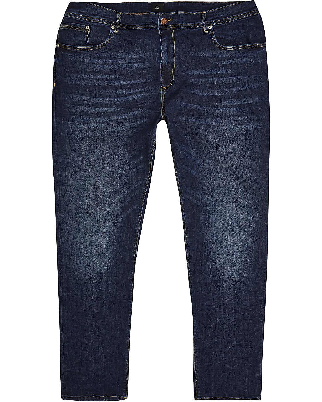Big & Tall dark blue skinny fit jeans