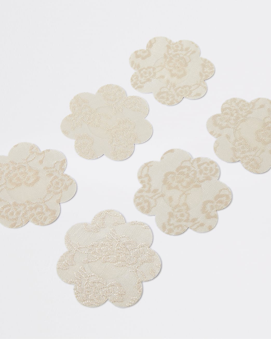 Beige nipple covers