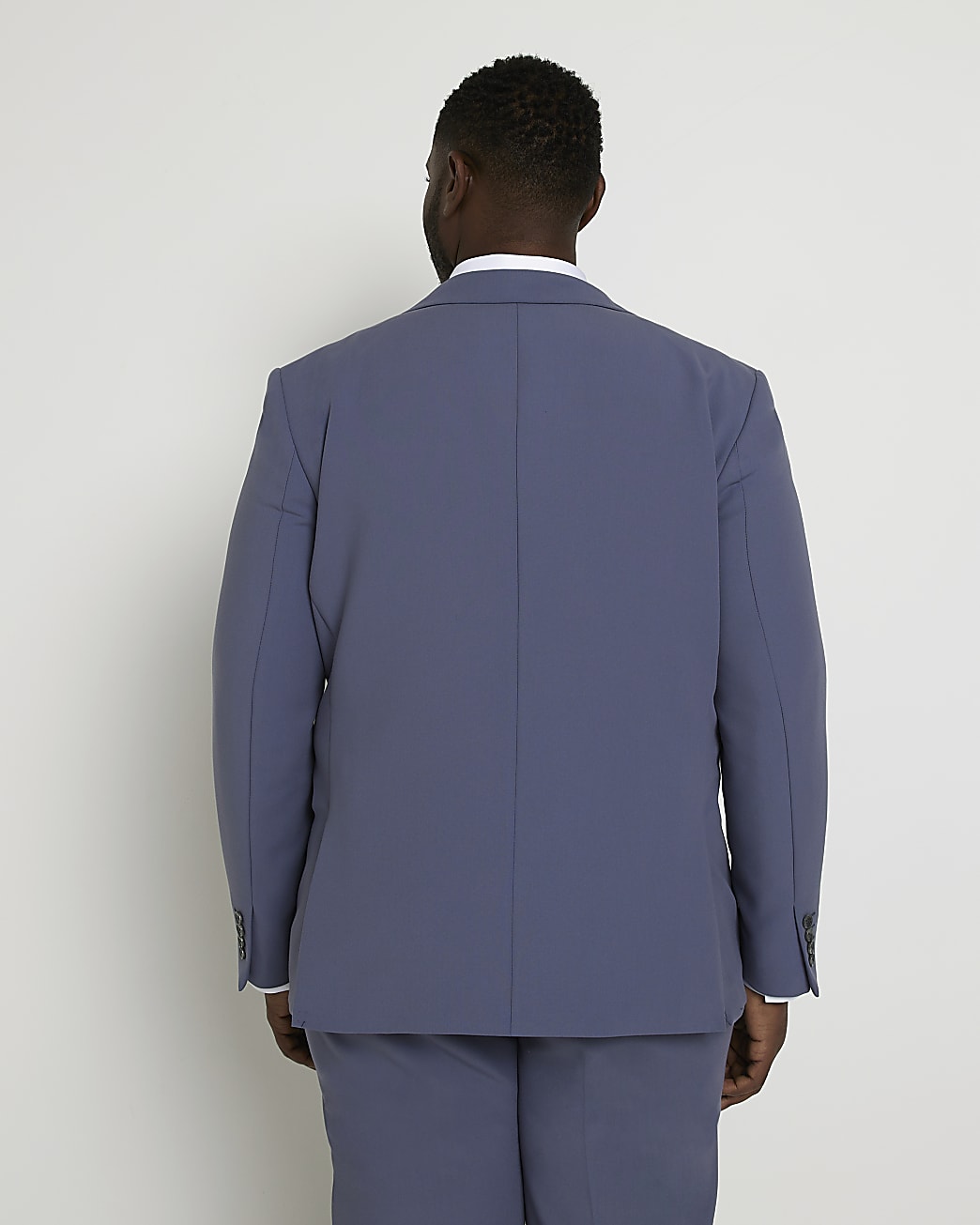 Big & Tall Blue Skinny fit suit jacket
