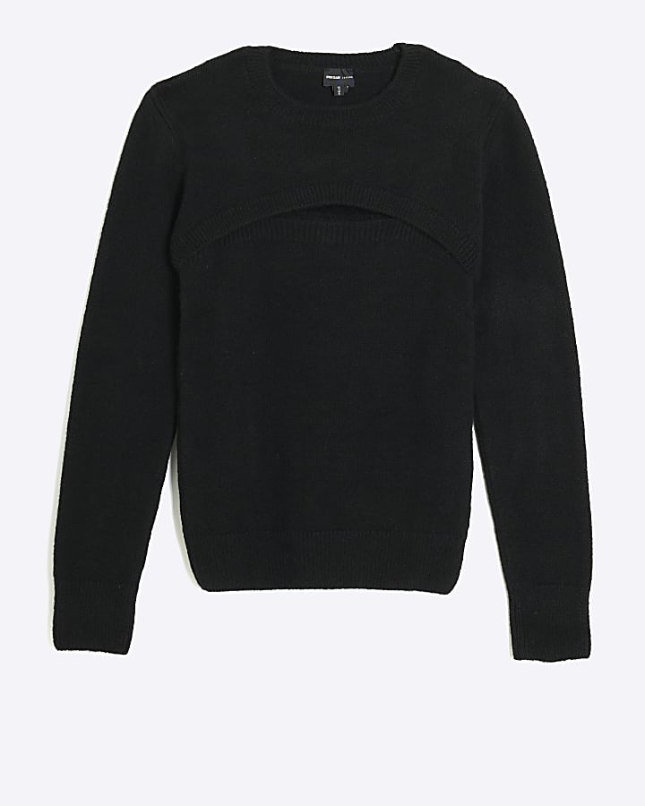 Black long sleeve cosy jumper
