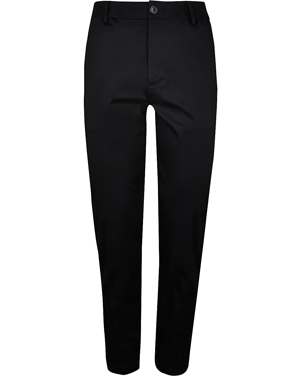 Black Skinny fit smart chino trousers