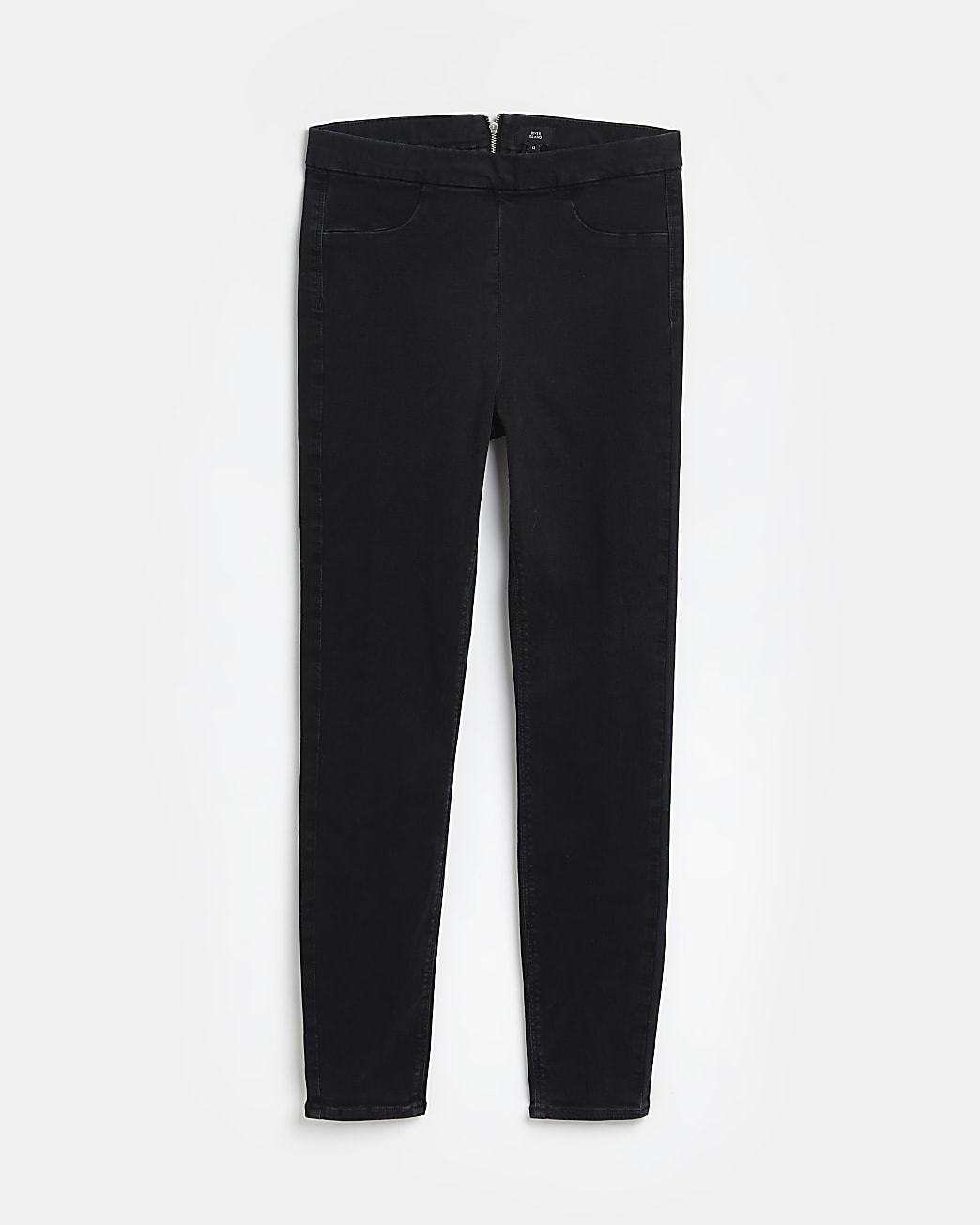Black mid rise jeggings