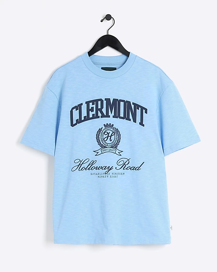 Blue Holloway Road regular graphic t-shirt
