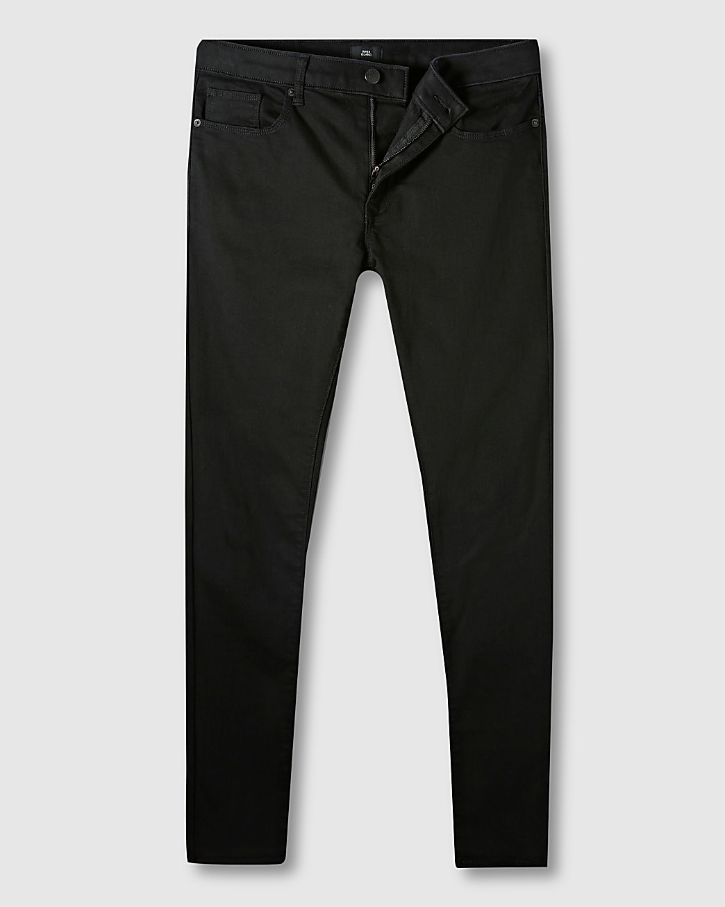 Black spray on skinny fit jeans