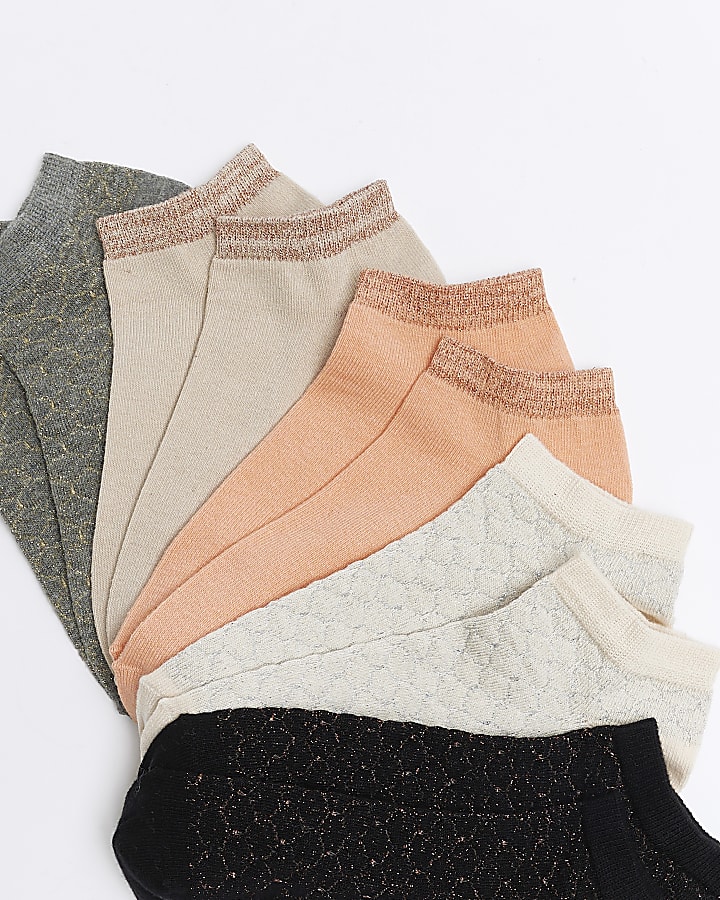 Pink trainer socks multipack