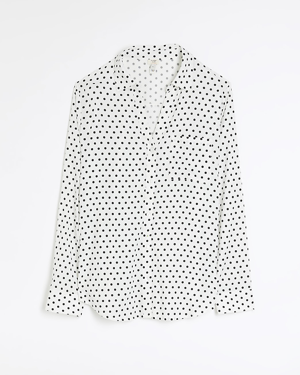 White spot long sleeve shirt