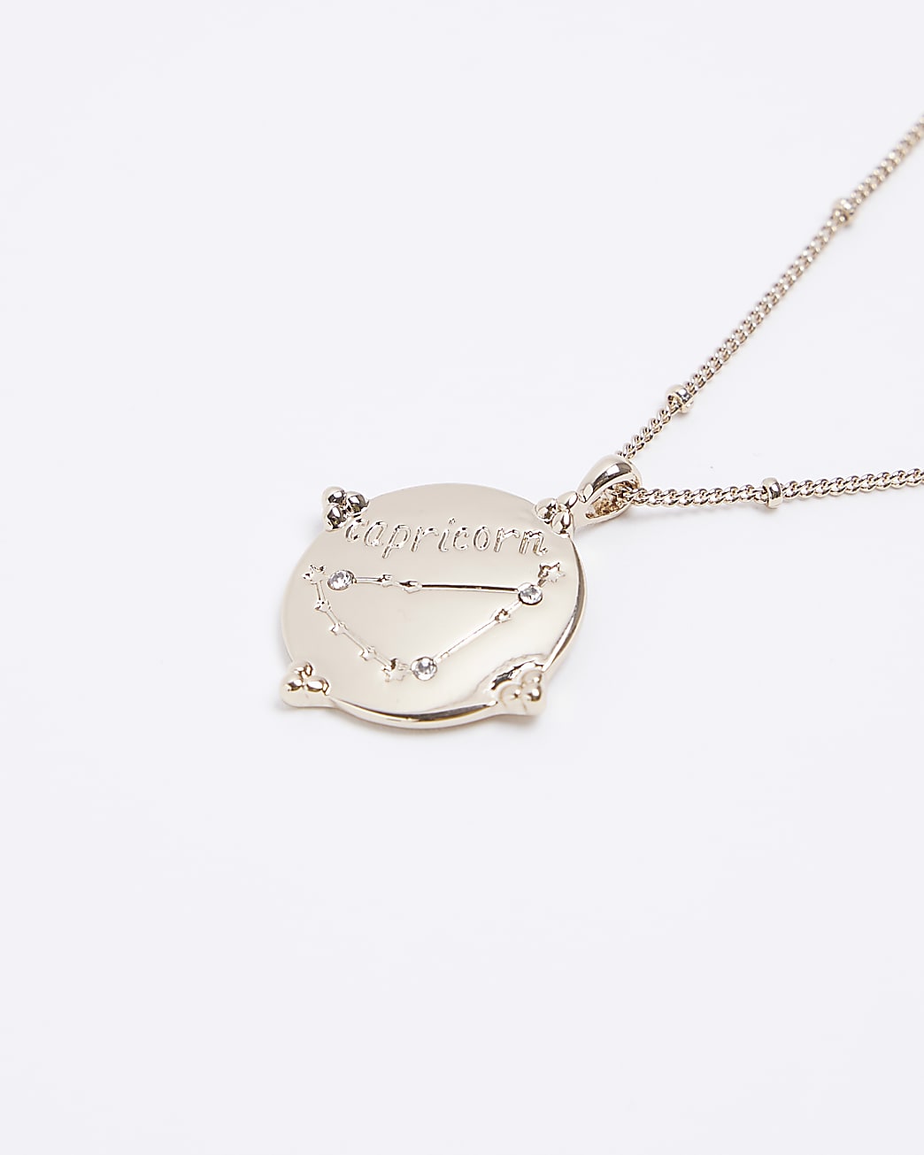 Gold Capricorn Star Sign Necklace