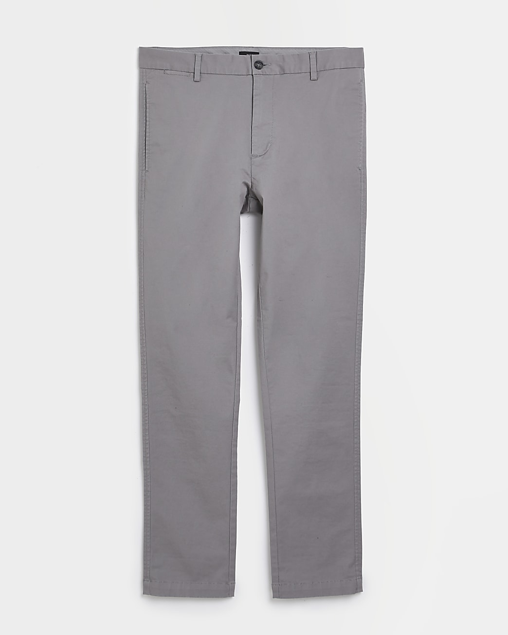 Grey Skinny fit smart chino trousers