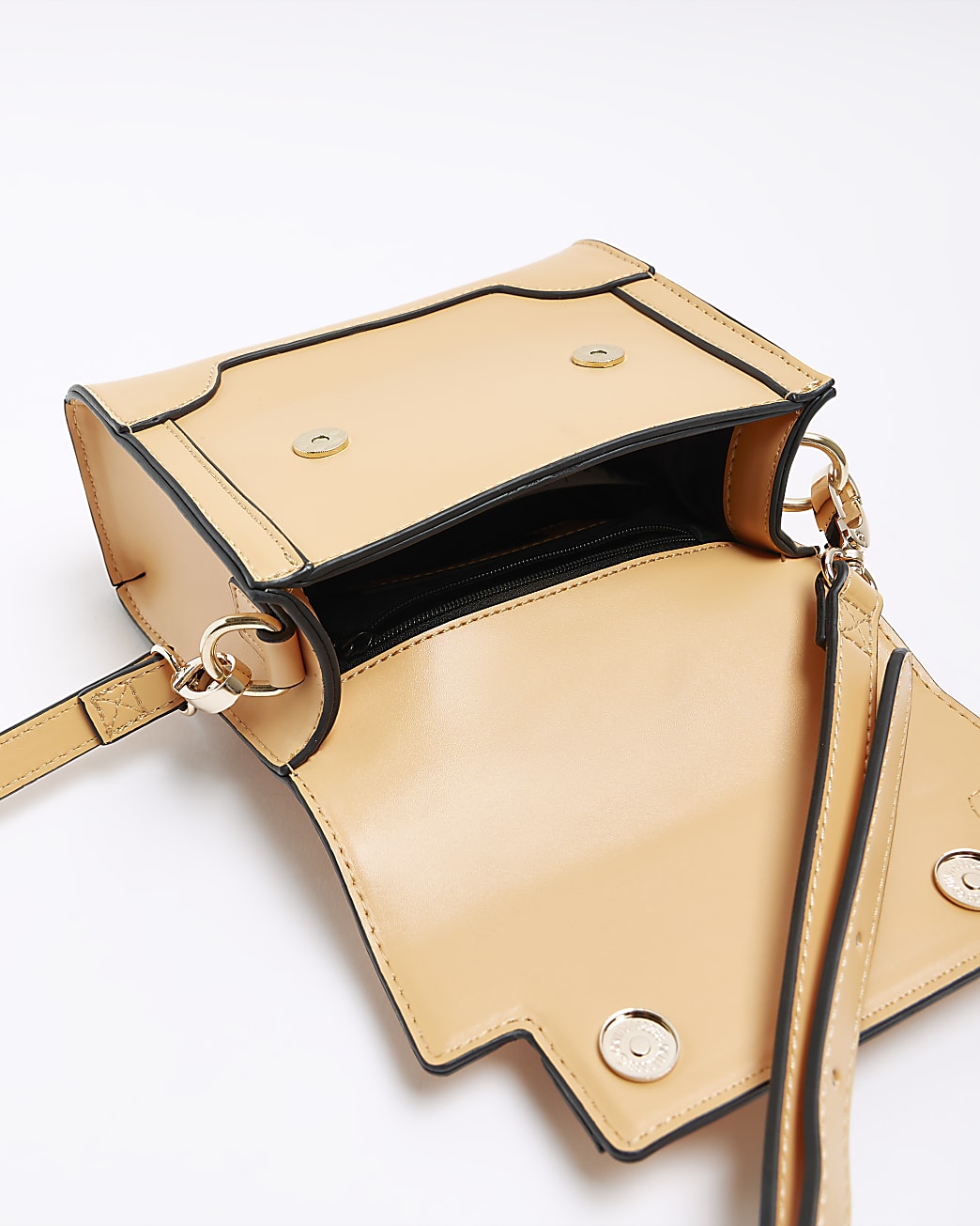 Orange mini cross body bag