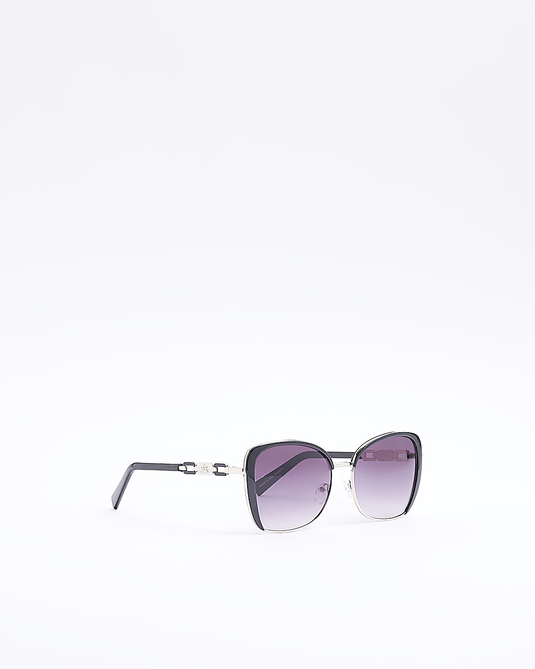 Black oversized square sunglasses