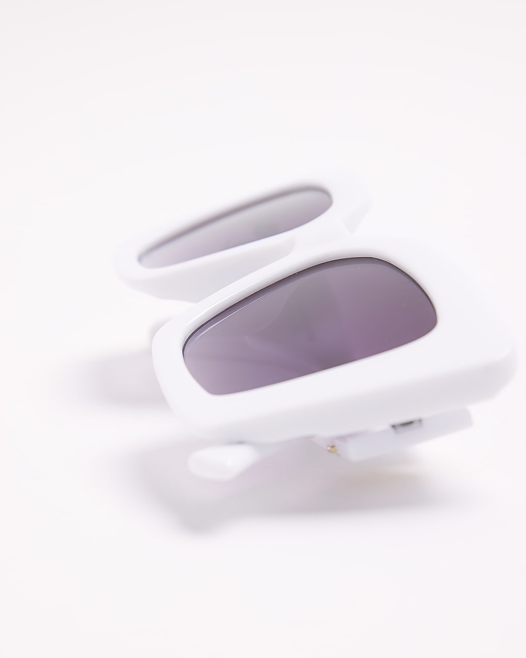 White Cateye Sunglasses