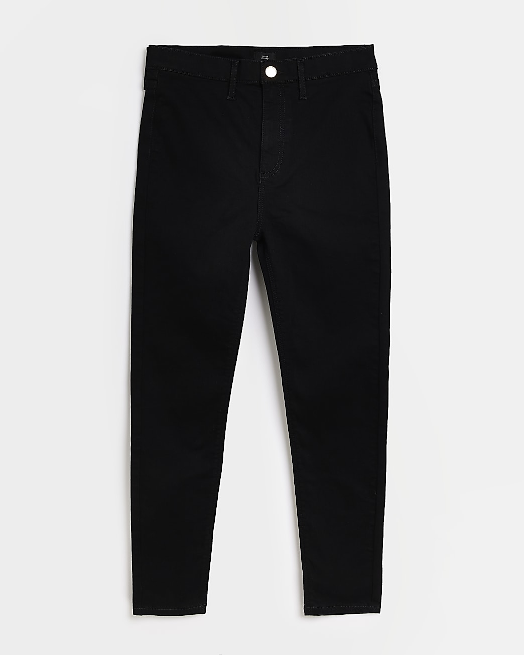 Petite black high waisted skinny jeans
